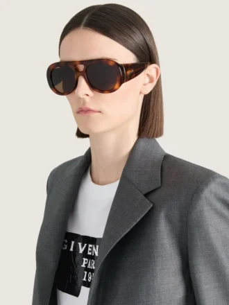 Givenchy opvallende zonnebril van acetaat