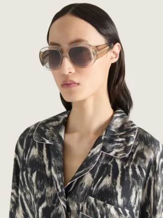 Givenchy opvallende zonnebril van acetaat