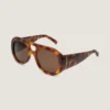 Givenchy opvallende zonnebril van acetaat Givenchy opvallende zonnebril van acetaat