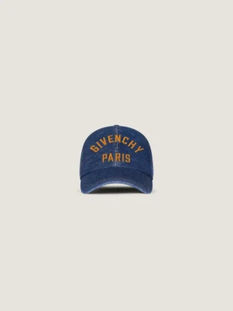 Givenchy-pet met borduursel in denim