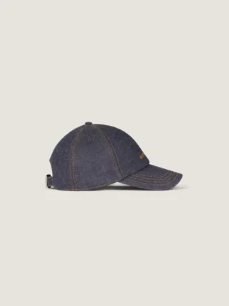 Givenchy-pet met borduursel in denim