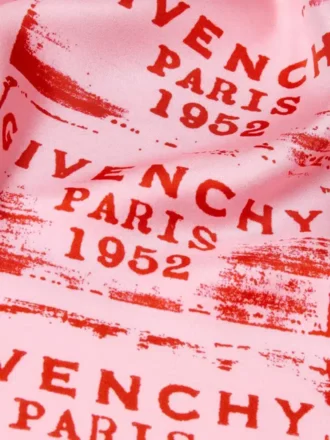 Givenchy-stempel vierkant in zijde