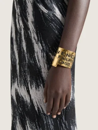 Givenchy Tape-armband van metaal en email