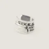 Givenchy Tape Earcuff van metaal en email Givenchy Tape Earcuff van metaal en email