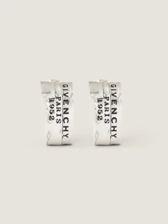 Givenchy Tape-oorbellen van metaal en email
