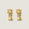 Givenchy Tape-oorbellen van metaal en email