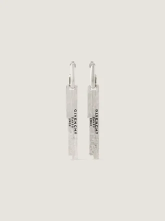 Givenchy Tape-oorbellen van metaal en email