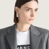Givenchy Tape-oorbellen van metaal en email