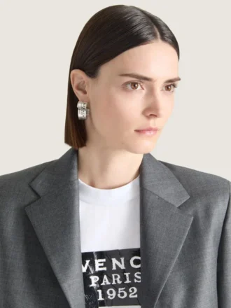Givenchy Tape-oorbellen van metaal en email