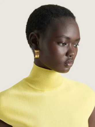 Givenchy Tape-oorbellen van metaal en email