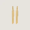 Givenchy Tape-oorbellen van metaal en email