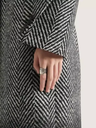 Givenchy Tape-ring van metaal en email
