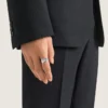 Givenchy Tape-ring van metaal en email Givenchy Tape-ring van metaal en email