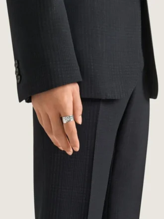 Givenchy Tape-ring van metaal en email