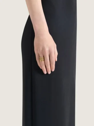 Givenchy Tape-ring van metaal en email