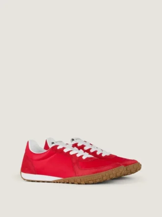 Glide sneakers van nylon en suède