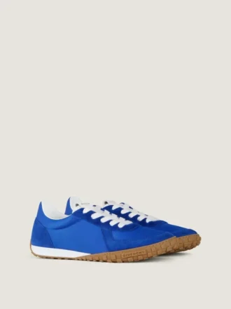 Glide sneakers van nylon en suède