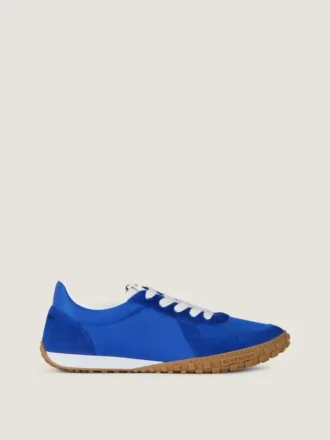 Glide sneakers van nylon en suède