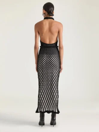 Halterjurk van mesh Halterjurk van mesh