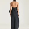 Halterneck-top van wol en viscose Halterneck-top van wol en viscose