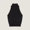 Halterneck-top van wol en viscose Halterneck-top van wol en viscose