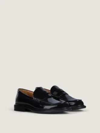 Herenloafers van geborsteld leer