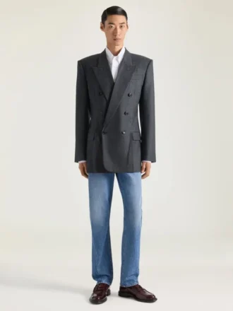 Herenloafers van geborsteld leer