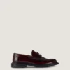 Herenloafers van geborsteld leer