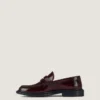 Herenloafers van geborsteld leer