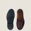 Herenloafers van geborsteld leer