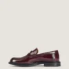 Herenloafers van geborsteld leer Herenloafers van geborsteld leer