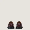 Herenloafers van geborsteld leer