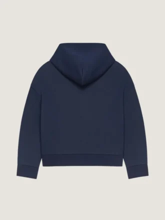 Hoodie met ritssluiting van scuba