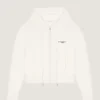 Hoodie met ritssluiting van wol en kasjmier Hoodie met ritssluiting van wol en kasjmier