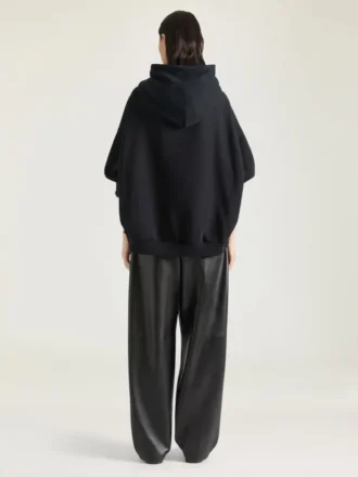Hoodie-sweatshirt van fleece met Givenchy-tapeprint