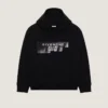 Hoodie-sweatshirt van fleece met Givenchy-tapeprint