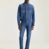 Jasje van middelblauw denim Jasje van middelblauw denim