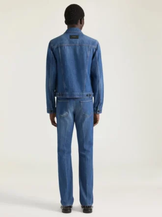 Jasje van middelblauw denim