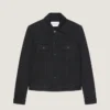 Jasje van zwart denim Jasje van zwart denim
