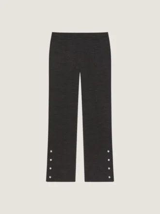 Joggingbroeken van wol met Givenchy Paris grosgrain Joggingbroeken van wol met Givenchy Paris grosgrain