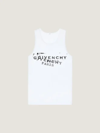 Katoenen tanktop met Givenchy-stempelprint