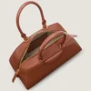 Kleine Antigona East-West-tas van boxleer
