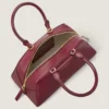 Kleine Antigona East-West-tas van boxleer