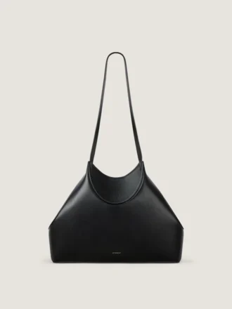 Kleine Facet-tote bag van generfd leer Kleine Facet-tote bag van generfd leer