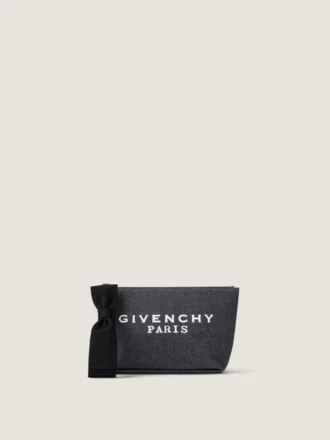 Kleine Givenchy-tas van denim met strik