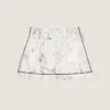 Korte broek van zijde met bloemenprint Korte broek van zijde met bloemenprint