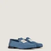 Label Loafers in denim