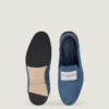 Label Loafers in denim