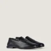 Label-loafers van glanzend leer Label-loafers van glanzend leer