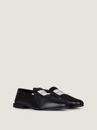 Label-loafers van glanzend leer